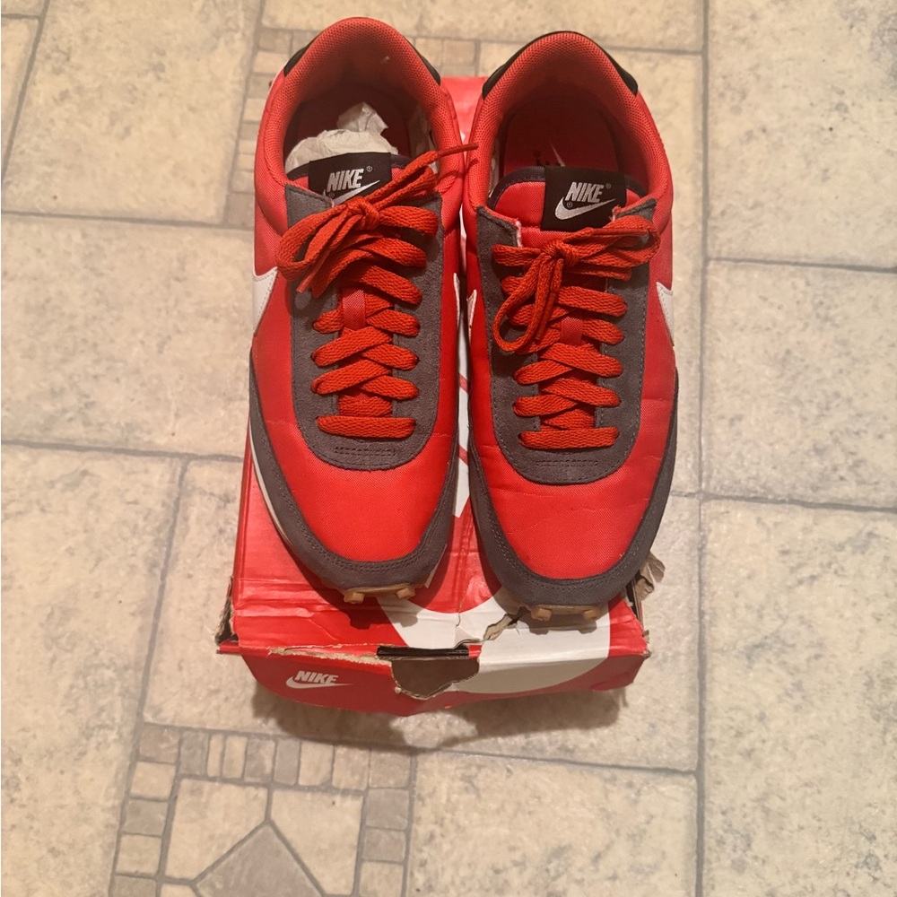 Nike Red and Gray Sneakers